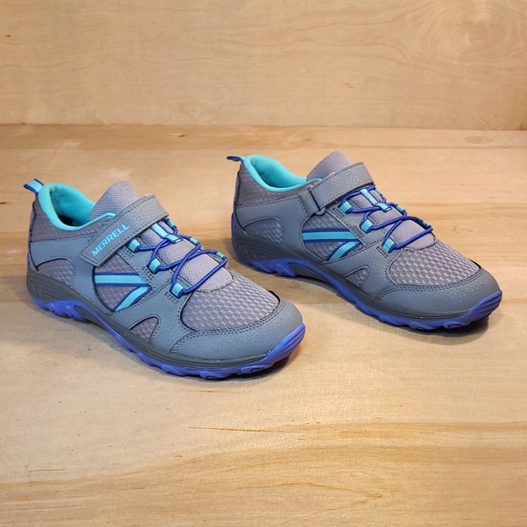 Merrell Outback Gray Purple Hiking Shoes - Picture 2 of 10